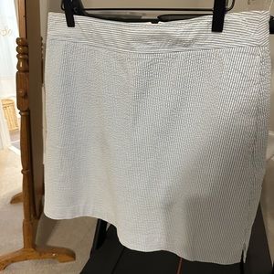 Vineyard Vines Blue Seersucker Skort